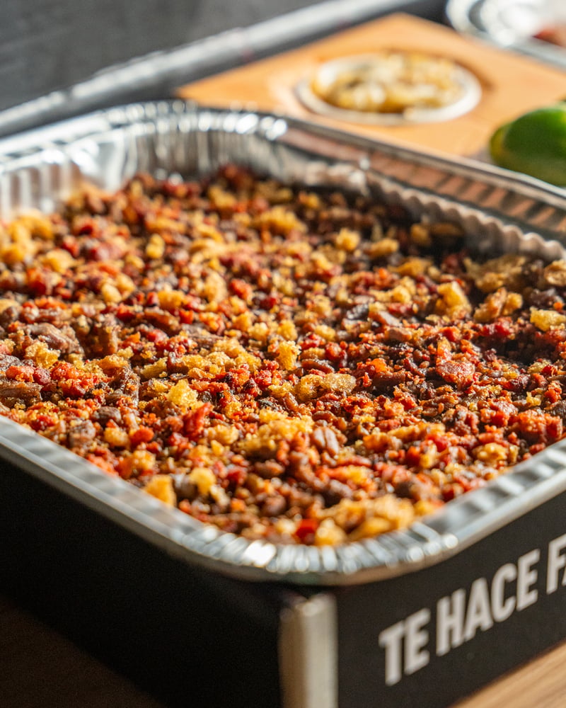 Charola de campechano para catering