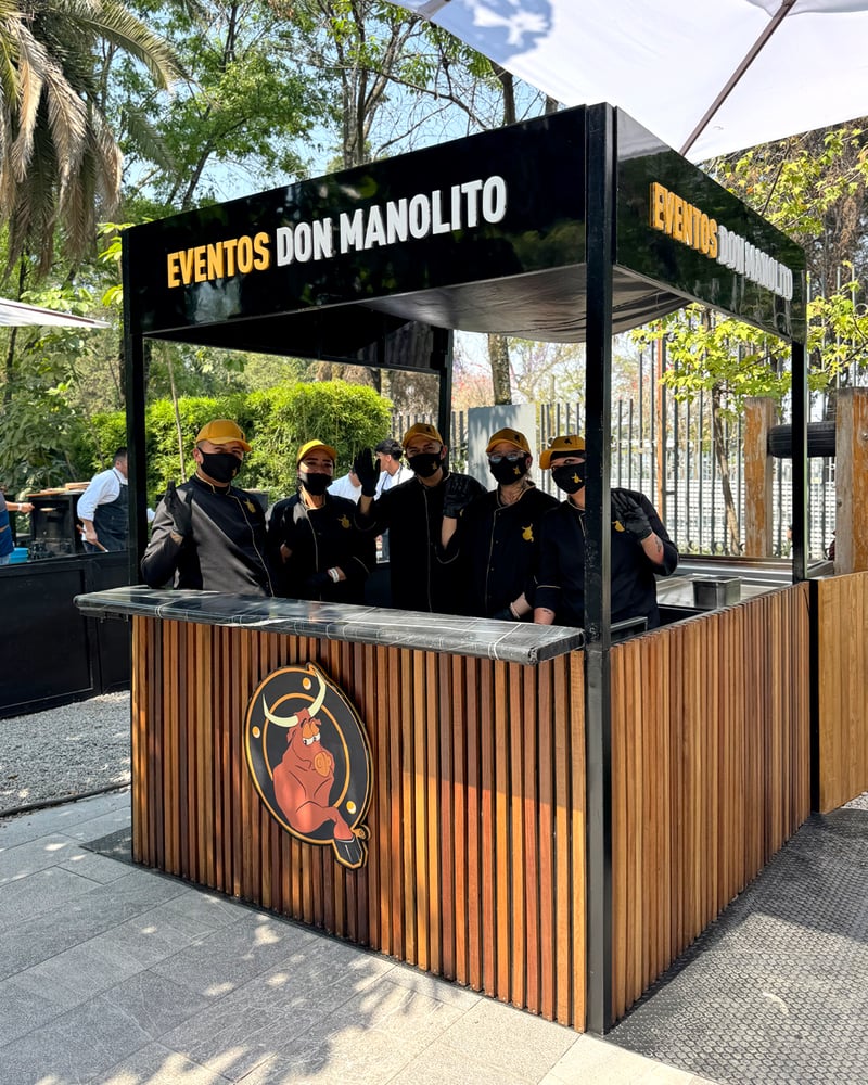 Stand Eventos Don Manolito montado en evento